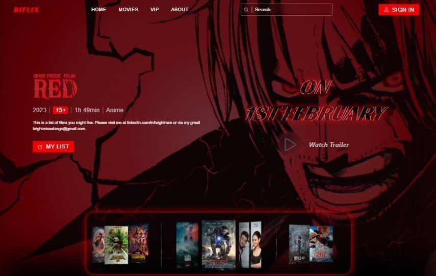 Movie Browsing Platform